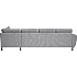 Rom Nordic venstrevendt U-sofa - antracit