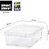 SmartStore Classic opbevaringskasse 20 liter - transparent