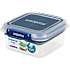 Sistema Stax To Go firkantet madkasse - 1,15 liter - flere varianter - assorteret