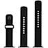 Fixed Silicon Sporty Strap silikonerem til Apple Watch - sort