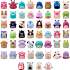 Squish-a-Longs figur 2,5 cm 2-pak – flere varianter - assorteret