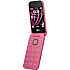 HMD 2660 Flip 4G med opladningsdock - Raspberry Red