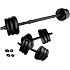 ASG vægtsæt 15 kg - sort