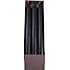Salling stagelys 24x2,2 cm 6-pak - sort