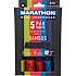Marathon herre 5-pak tights str. XL - sort