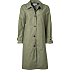 VRS dame trenchcoat str. S - oliven