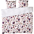 MAISON Lux sengetøj 200x220 cm - blomster på hvid bund