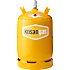 Kosan Gas 11 kg gul stålflaske