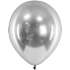 Glossy latexballoner Ø: 30 cm 10-pak - Sølv