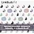 Sony LinkBuds Fit trådløse in-ear høretelefoner – Lilla