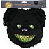 Halloween killer bjørn maske H: 24 cm - sort