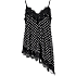 VRS dame top med blonde str. 2XL - sort