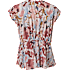 VRS dame blomstret top str. XL - rosa
