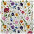 Mønstrede servietter 33x33 cm 20-pak - blomster