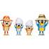 Bluey figurer familie telt-tur 4-pak