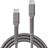 X2O Longlife 100W USB-C/C-kabel 2M - Titangrå