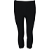 VRS teen capri leggings med blondekant str. 134/140 - sort