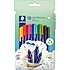 Staedtler trekantet fiberpen 1,0 mm – flere varianter – assorteret