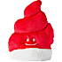 Emoji nissehue onesize - rød