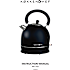 Køkkenchef dome elkedel 1,7 liter - mat sort