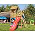 Jungle Gym Resort legetårn komplet inkl. rød rutsjebane
