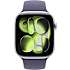 Apple Watch S11 (2025) GPS + Cell 46 mm - Silver Aluminium - Purple Fog Sport Band M/L