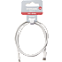 Elworks USB-C til USB-C stofkabel - hvid