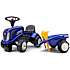 Falk Toys Baby New Holland Ride-On Traktor - Blå