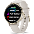 Garmin Venu 3S smartwatch - Ivory