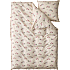 BASIS sengetøj 140x200 cm - beige med julemotiver