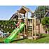 Jungle Gym Mansion 2.1 legetårn komplet inkl. grøn rutsjebane