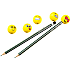 Linex emojis 3D viskelæder - 5 stk.