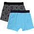 Spider Man 2-pak boxershorts str. 122/128 - grå