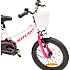 PUCH Moonlight børnecykel 16"- hvid/pink