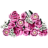LEGO Botanicals Buket af pink roser 10374