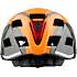 SCO cykelhjelm med lys - orange/sort