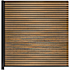 Hortus Riva tillægselement - teak/sort vandret