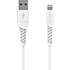 Fixed kabel lightning 1,2 meter USB - hvid