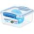 Sistema Lunch Plus madkasse (1,2L) inkl. Twist drikkedunk (380ml) - flere varianter - assorteret