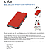 SBS iPhone 14 Wallet - Rød