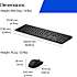HP 490C multi-device dualmode tastatur og mus