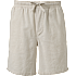 JJ REBEL herre shorts i hørblanding str. L - beige