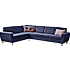 Rom Nordic vendbar hjørnesofa - navy