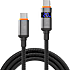 X2O Longlife LED-display 100W USB-C/C-kabel 1,5 m - Sort
