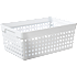 Seoul Organizer kurv med genanvendeligt plast - hvid (XL)