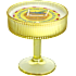 Dekorationslys cocktailglas - flere varianter - assorteret