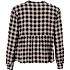 VRS dame bluse med tern str. 2XL - sort