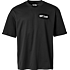 VRS herre oversized T-shirt str. 4XL - sort
