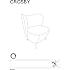 Crosby loungestol - beige