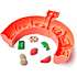 Kinetic Sand squish pizza